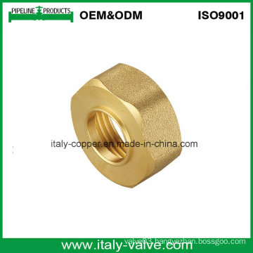 ISO9001 Certified Customized Quality Brass Hex Nut (AV-BF-7041)